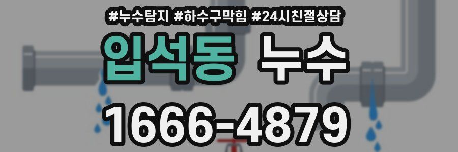 입석동 누수