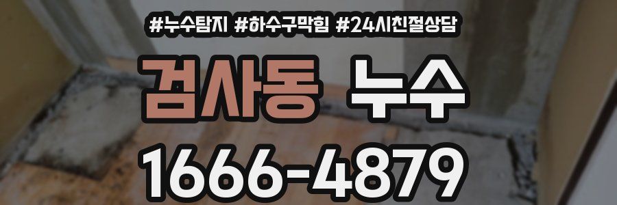검사동 누수