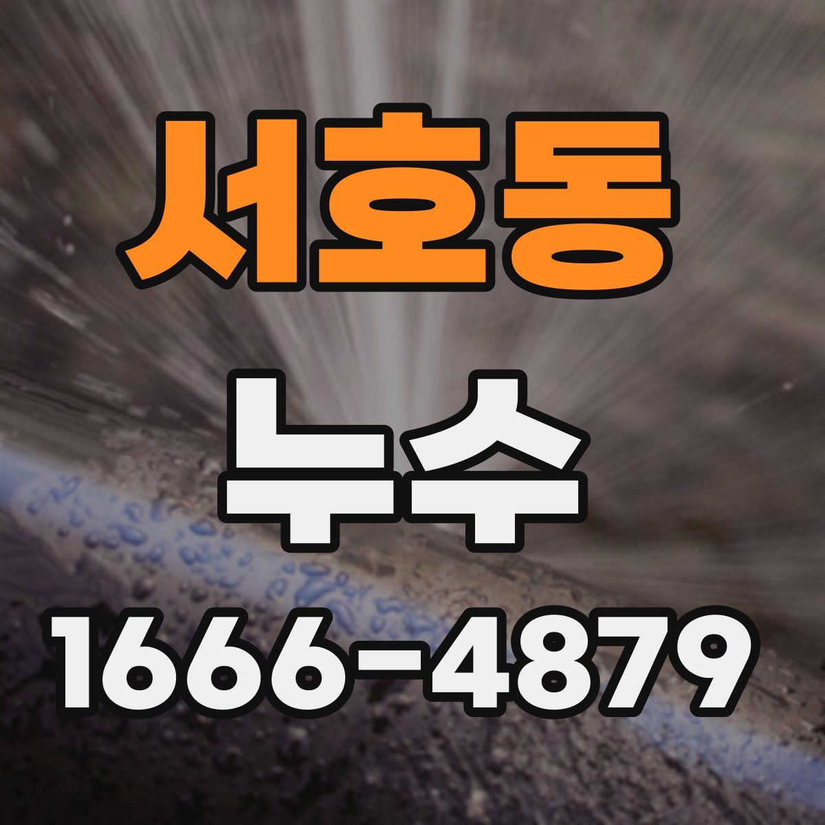 서호동 누수