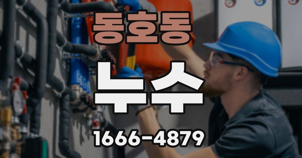 동호동 누수