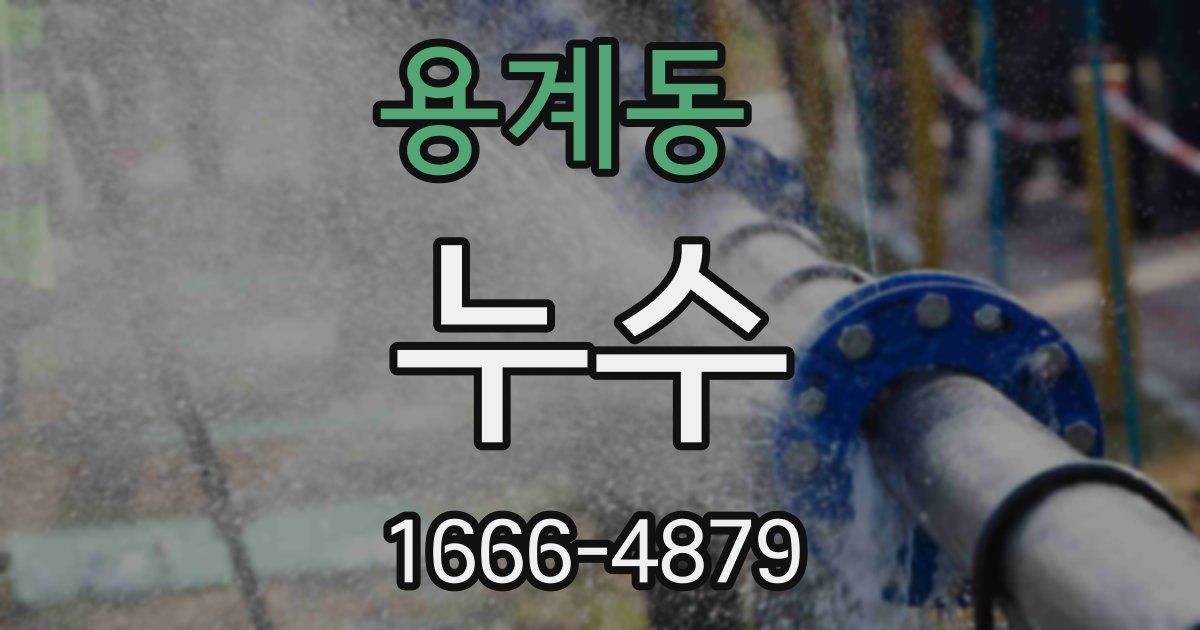 용계동 누수