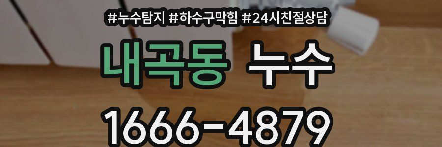 내곡동 누수