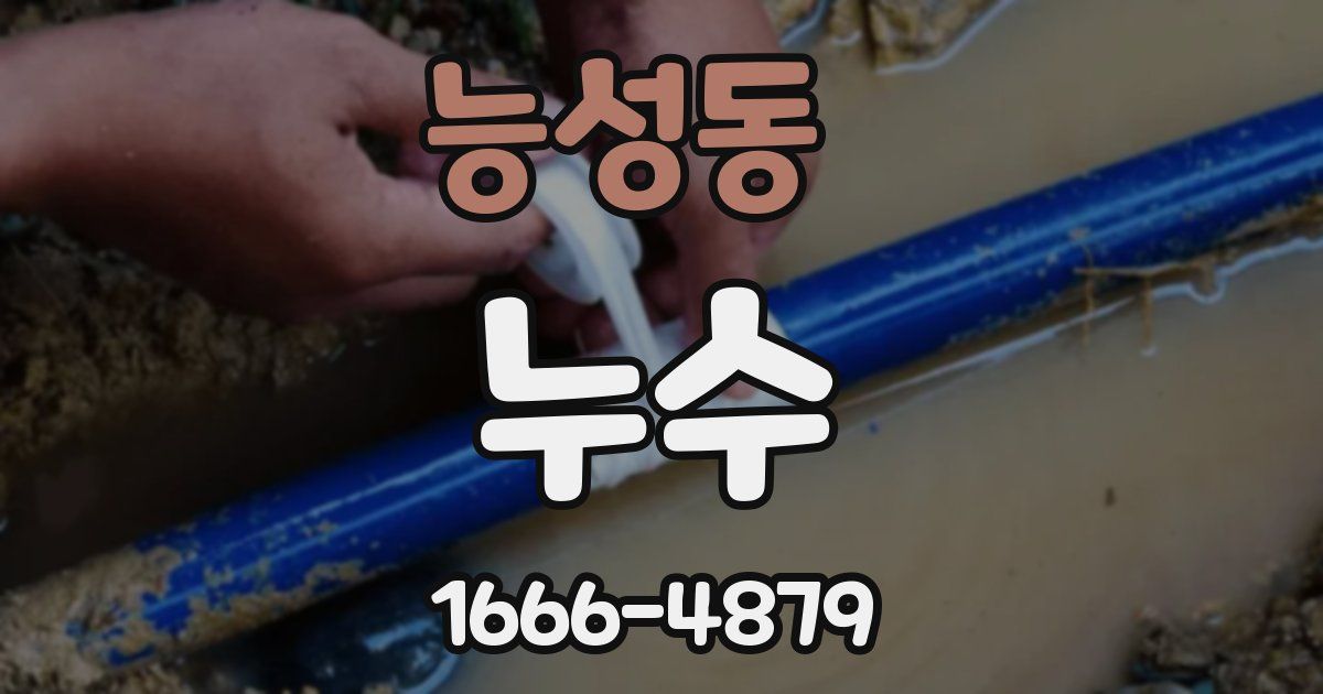 능성동 누수