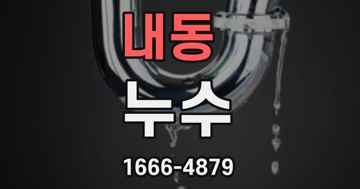 내동 누수