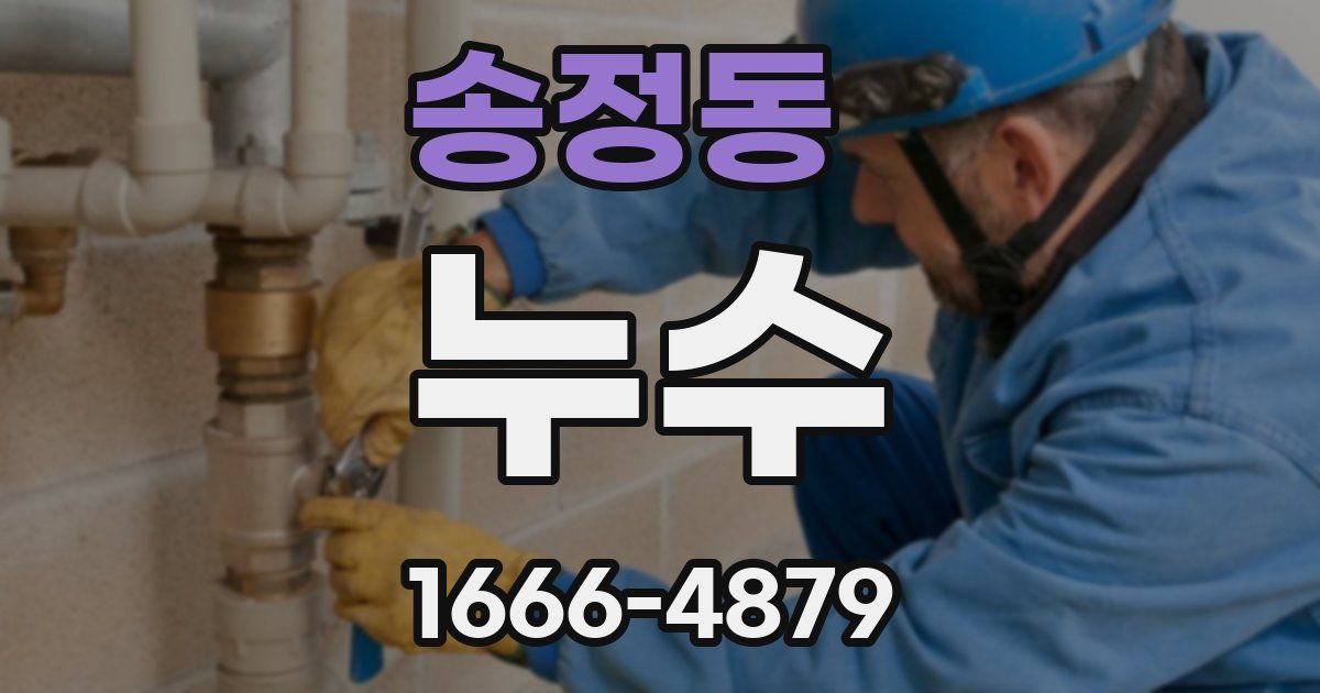 송정동 누수