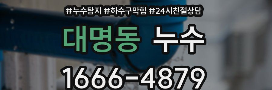 대명동 누수