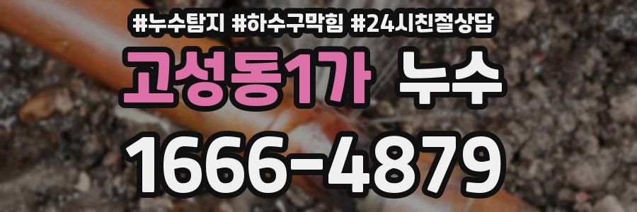 고성동1가 누수
