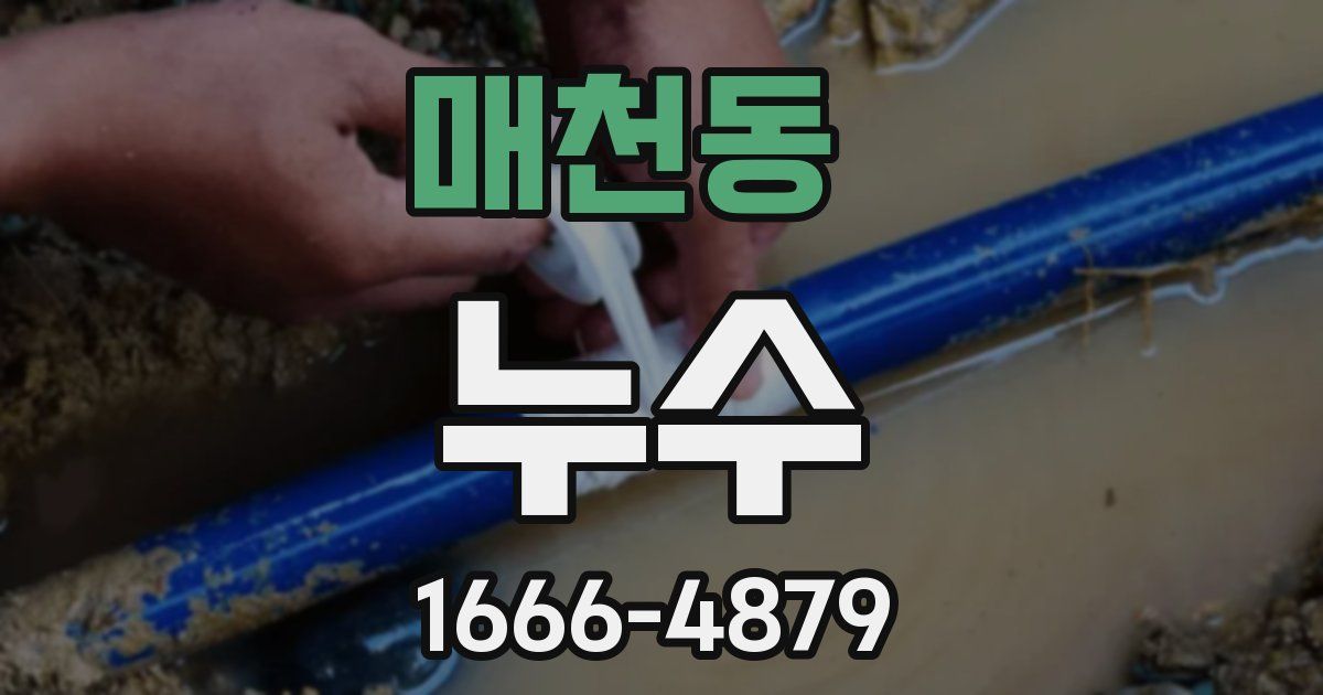 매천동 누수