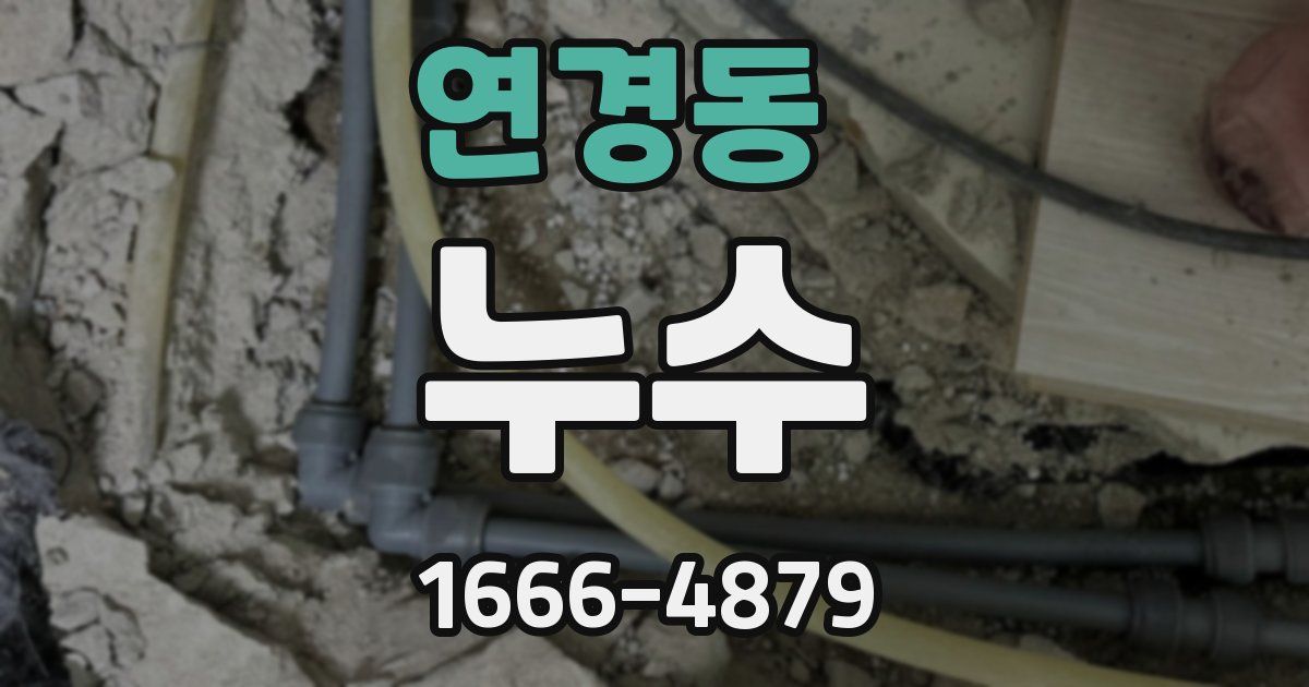 연경동 누수