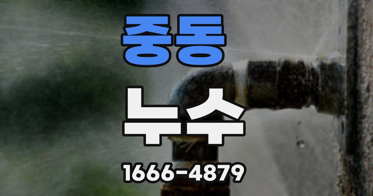 중동 누수