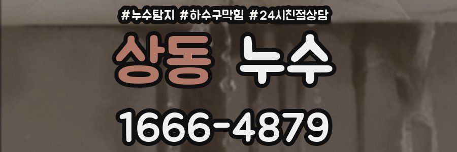 상동 누수