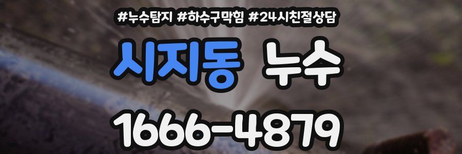 시지동 누수
