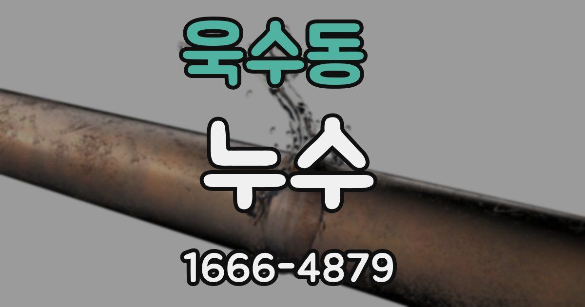 욱수동 누수
