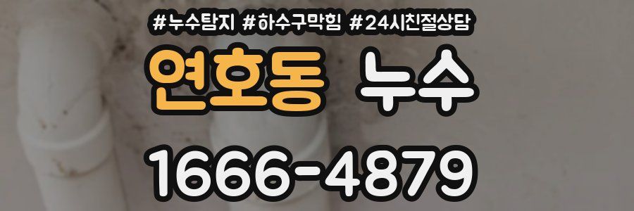 연호동 누수