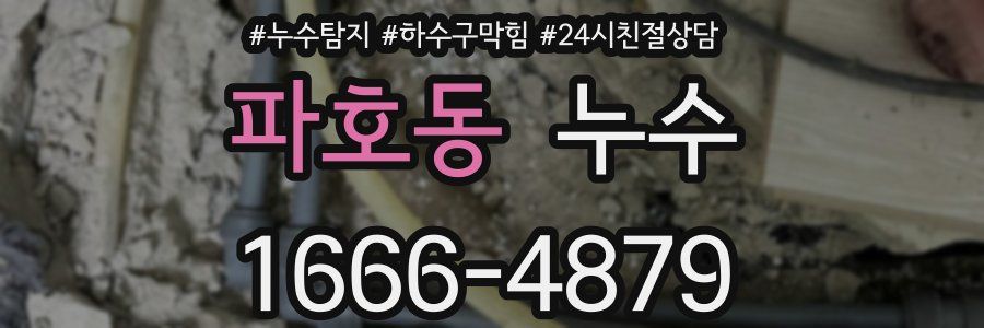 파호동 누수