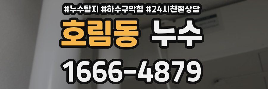 호림동 누수
