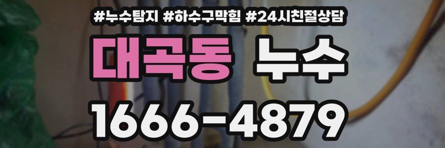 대곡동 누수