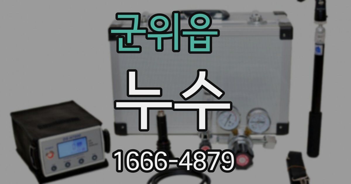군위읍 누수