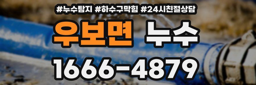 우보면 누수