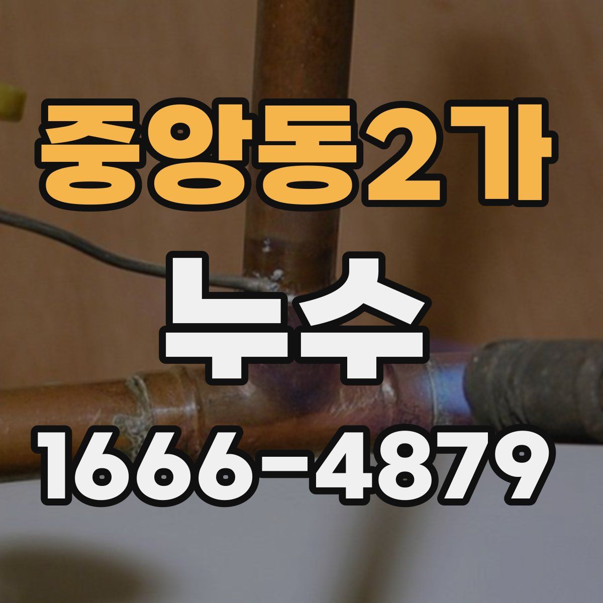중앙동2가 누수
