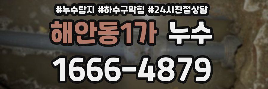 해안동1가 누수