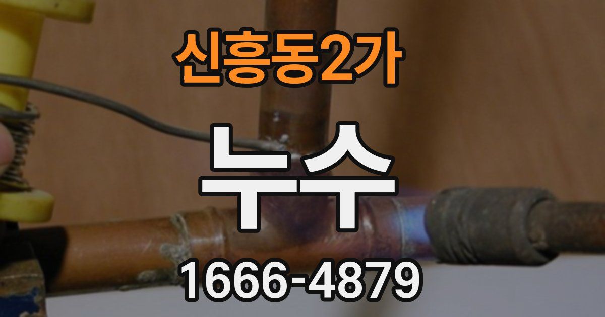신흥동2가 누수