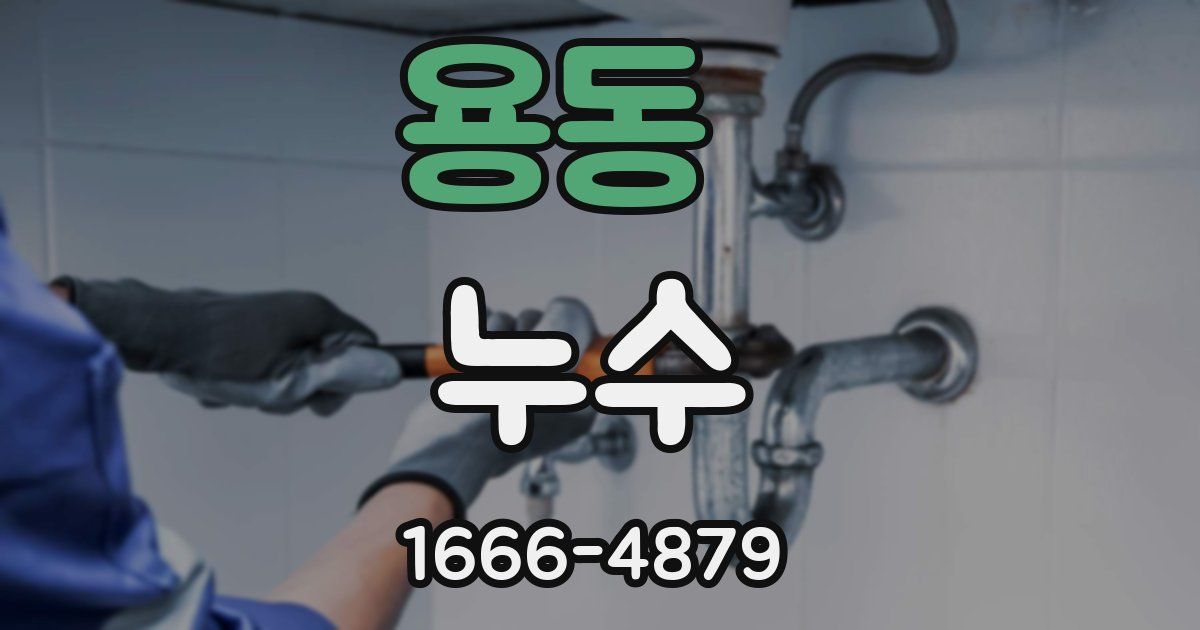 용동 누수