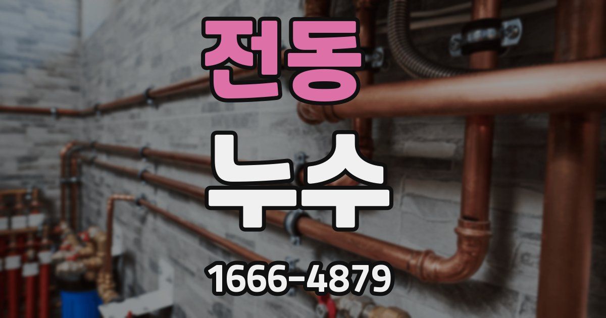 전동 누수