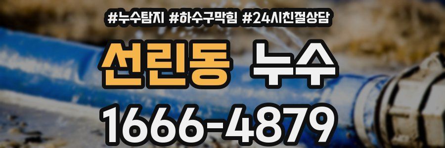 선린동 누수