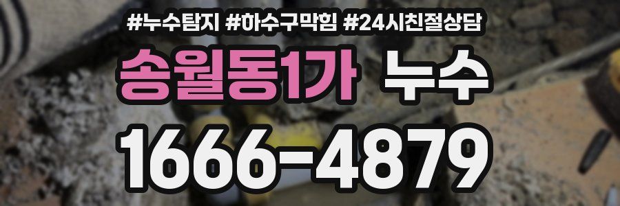 송월동1가 누수