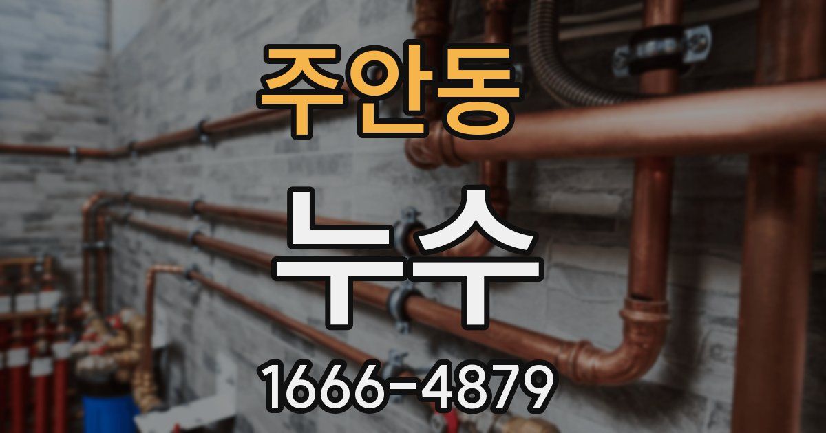 주안동 누수