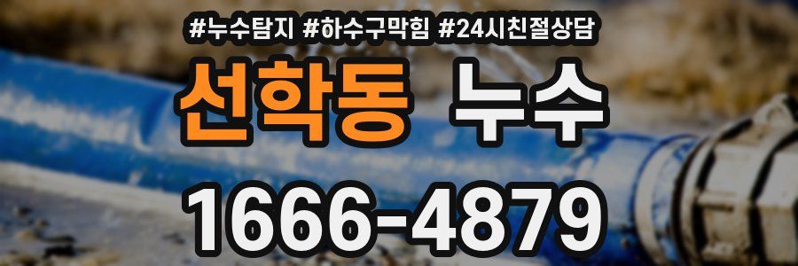 선학동 누수
