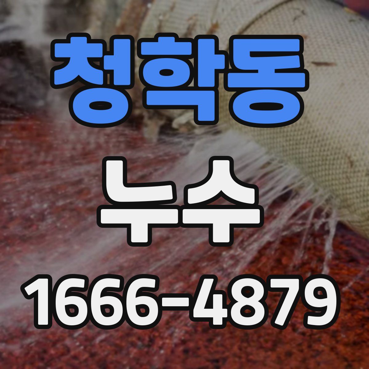 청학동 누수