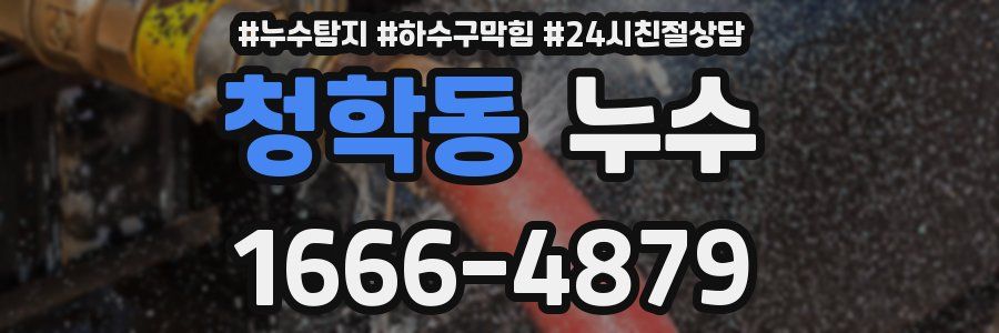 청학동 누수