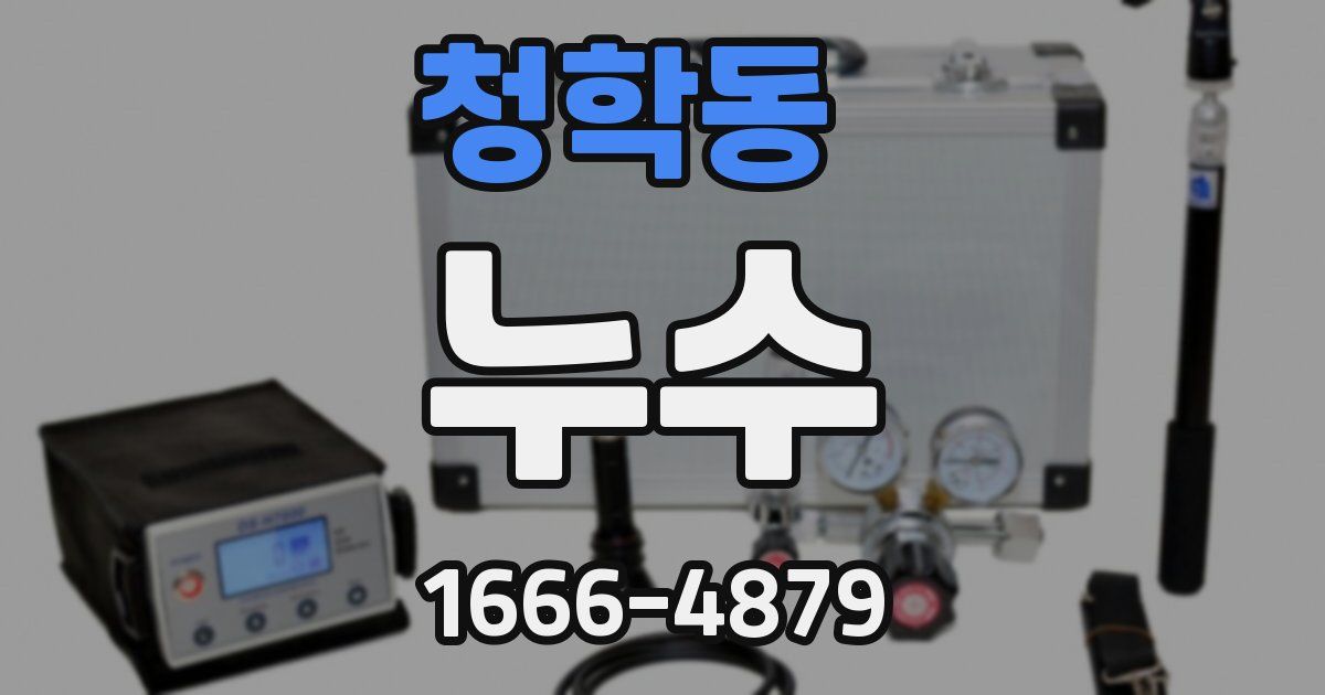 청학동 누수