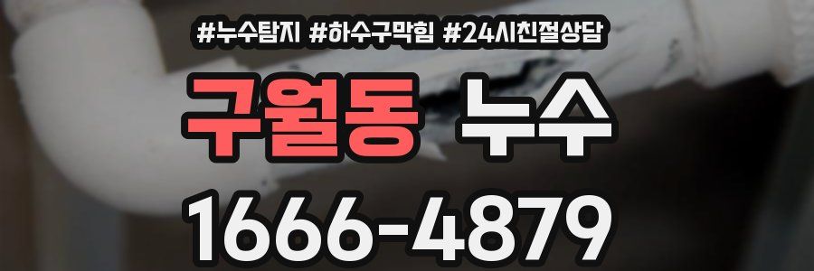 구월동 누수