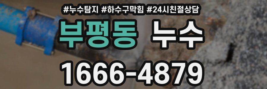 부평동 누수