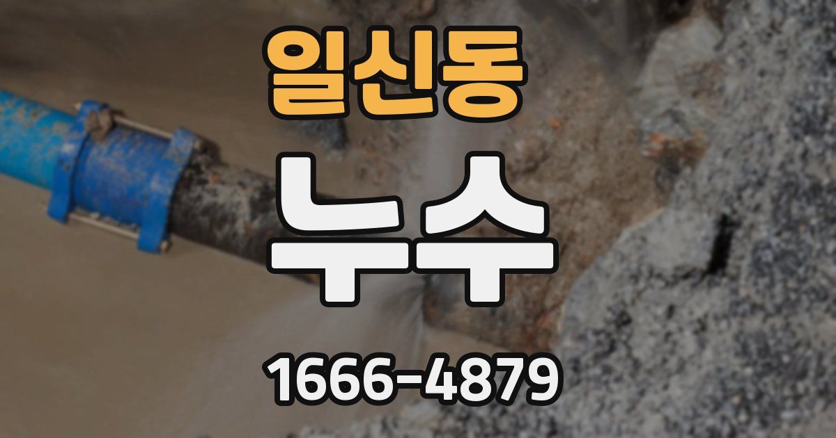 일신동 누수