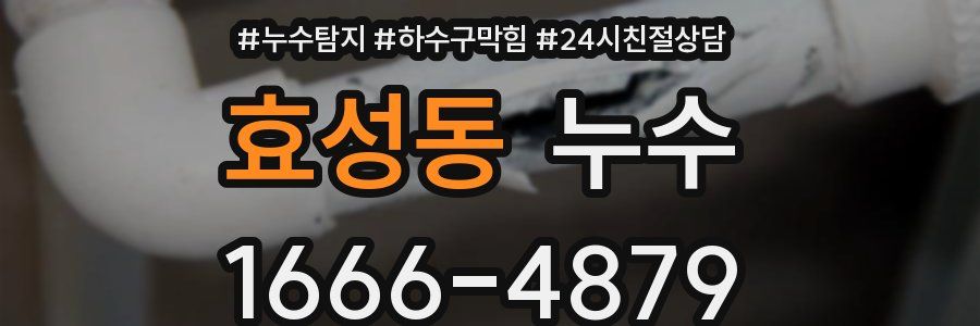 효성동 누수