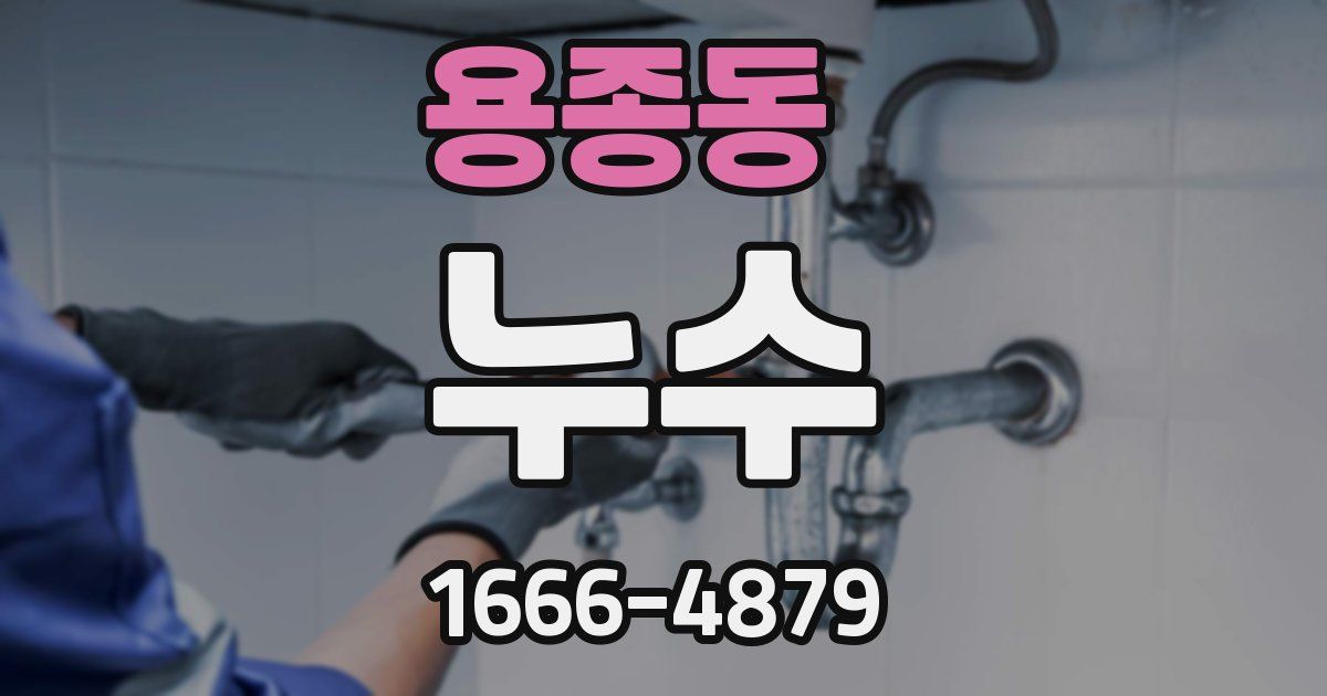 용종동 누수