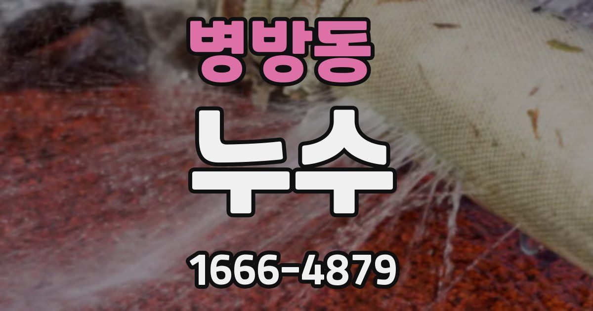 병방동 누수