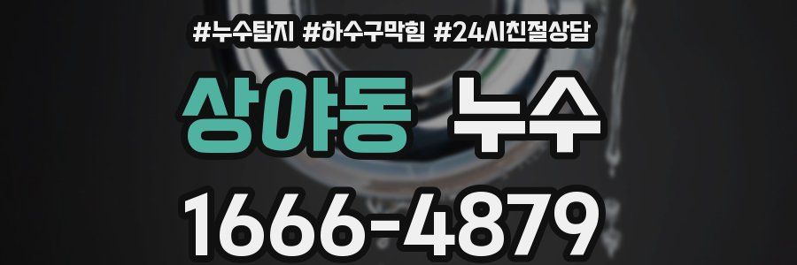 상야동 누수