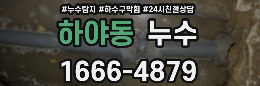 하야동 누수