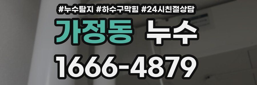 가정동 누수