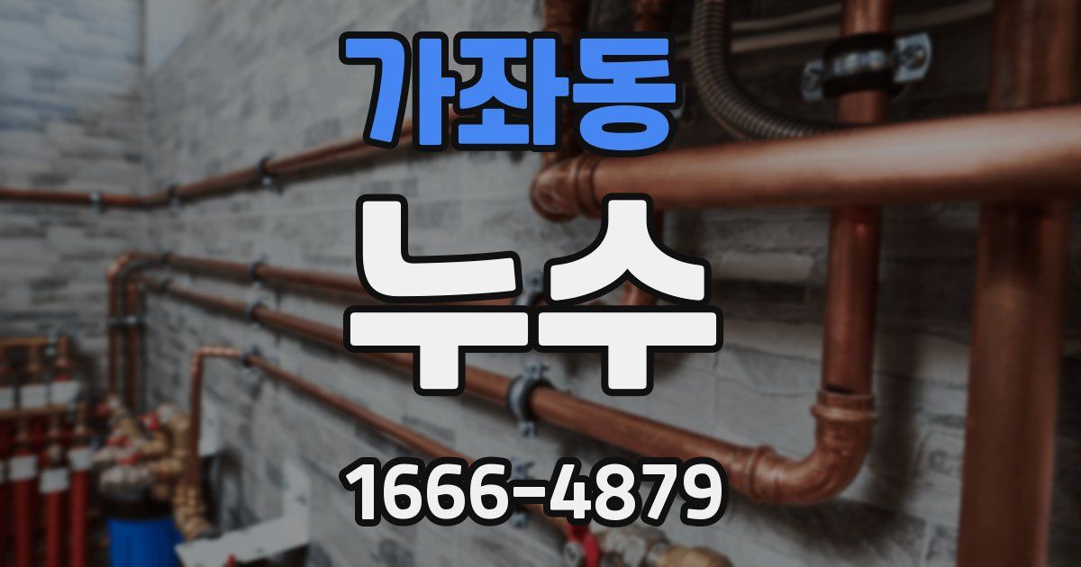 가좌동 누수