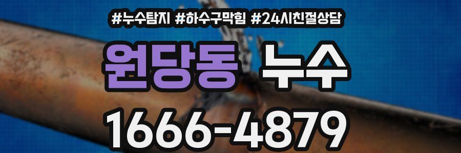 원당동 누수