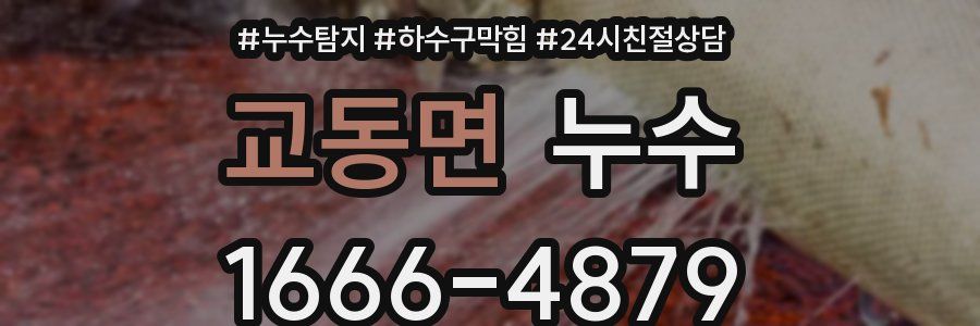교동면 누수