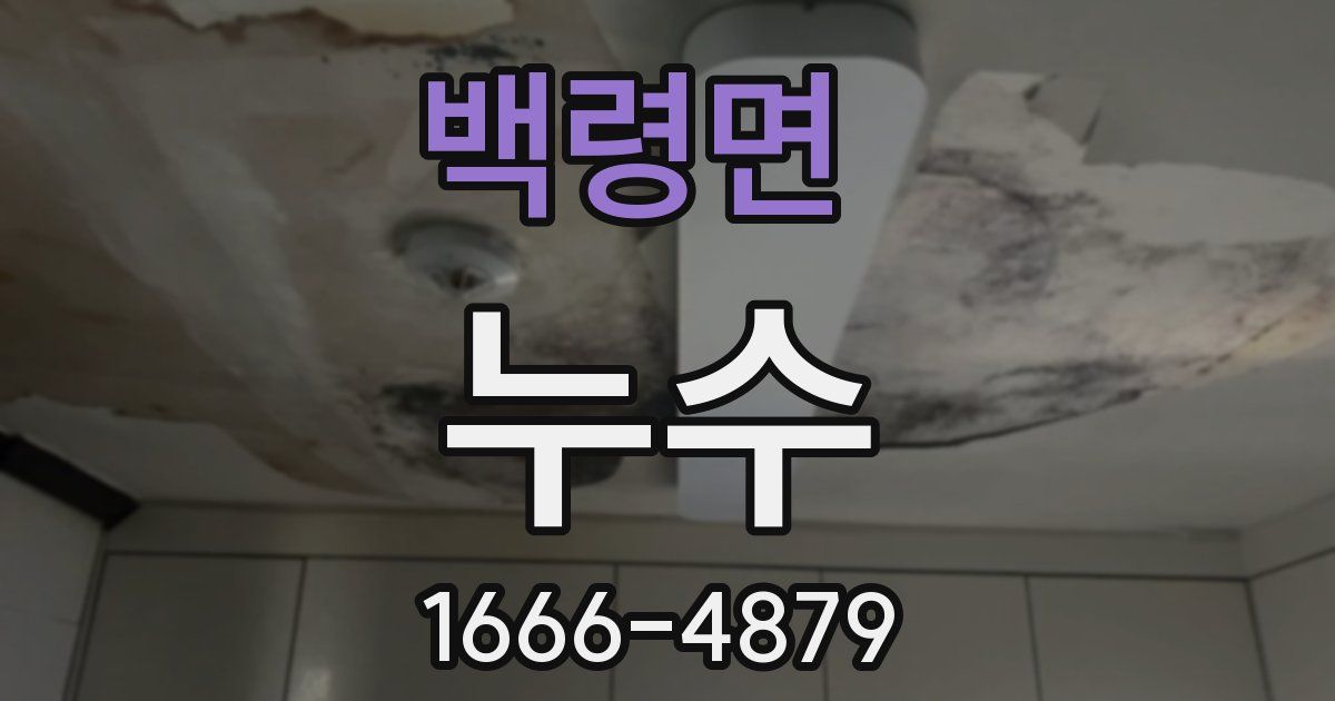 백령면 누수