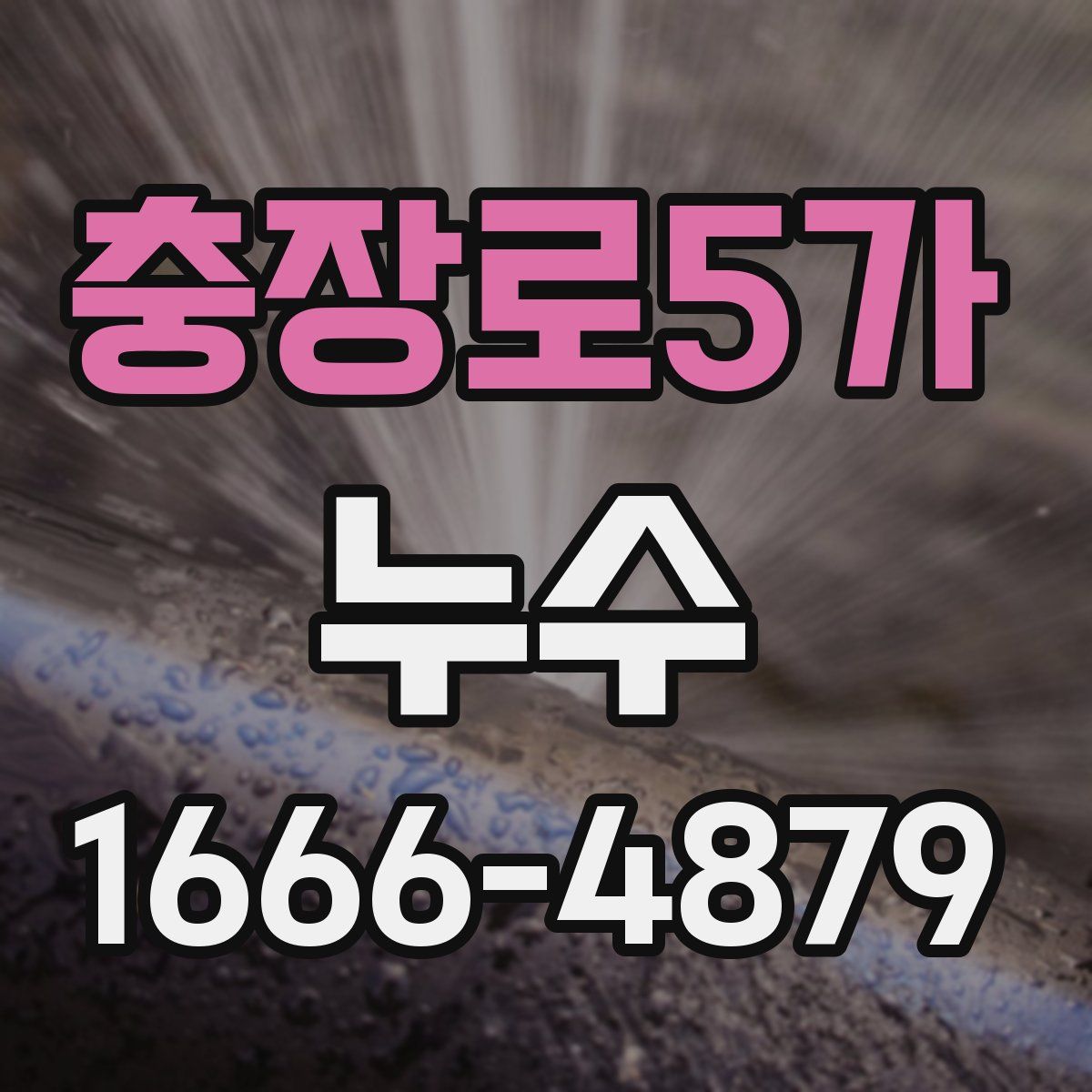 충장로5가 누수