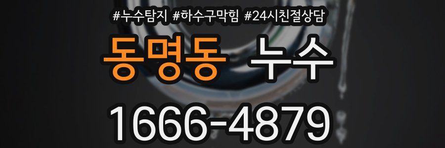 동명동 누수